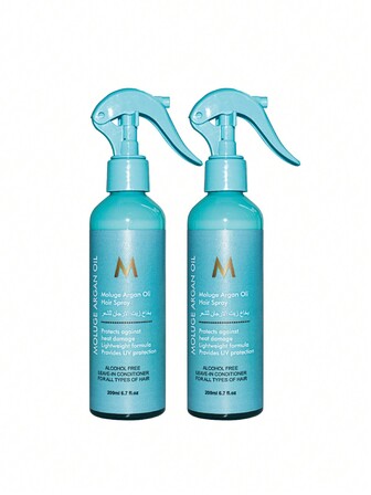  Luenco 摩洛哥油护发喷雾，200 毫升 - 即时滋养和修复头发，无需冲洗且不伤发，适合所有发质