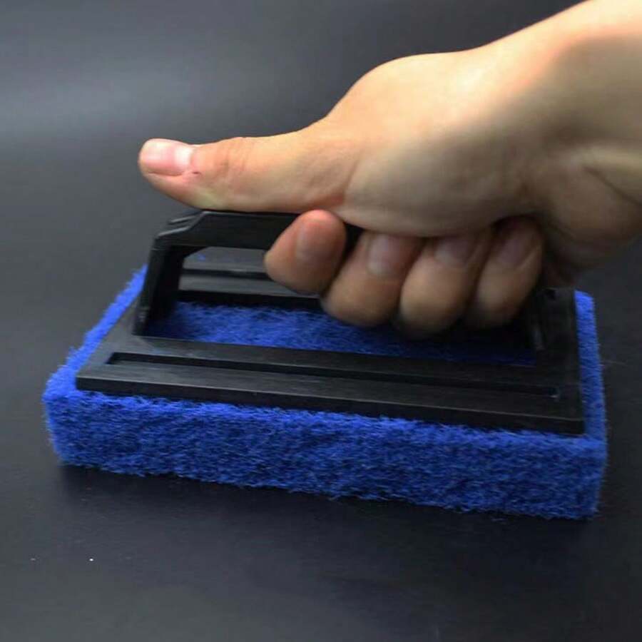 1個具手柄的廚房/浴室強力去污刷，魔術海綿用於清潔浴缸和瓷磚，廚房裡的廚房用品和清潔用品 - 彩色 - 查看 1