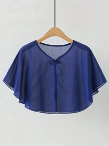 1 peça Xaile de Proteção Solar para Mulheres, Cobertura Fina Aleatória Simples e Fashion para Camisole, Cobertura para Vestidos de Verão