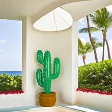 1PC 29 Inch Inflatable Cactus Random Color, PVC,Mexican Carnival Themed Party Decorations, Western Cowboy Party Gift Supplies, Hawaiian Summer Pool Party Decoration Cactus