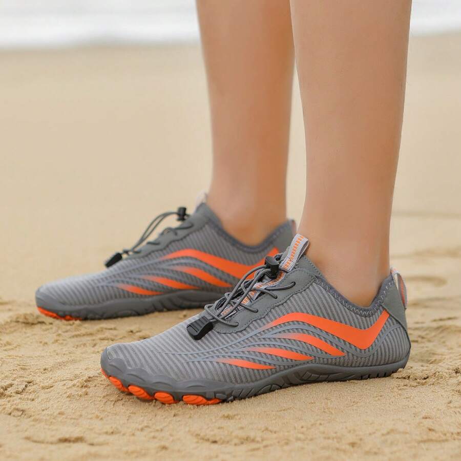 Unisex Multifunctional Water Sports Shoes For Couples - Breathable, Anti-Slip Sole - Perfect For Water Aerobics And Beach Activities