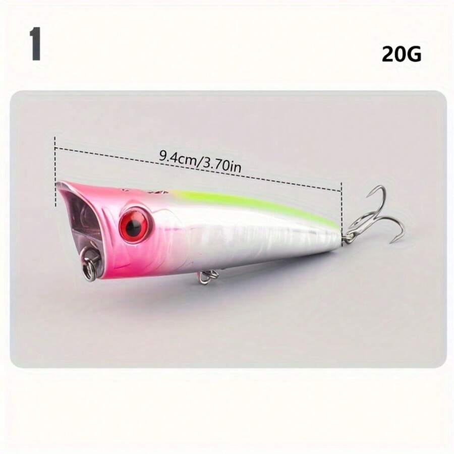 Spray Water Wave Climbing Lure Bait, Water Surface Long Throw Floating