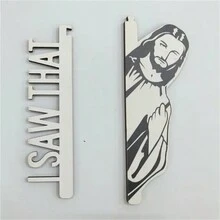 1pc Jesus Door Frame Decoration, Scene Decoration, Home Decoration, Theme Party Decoration - Apricot - View 6