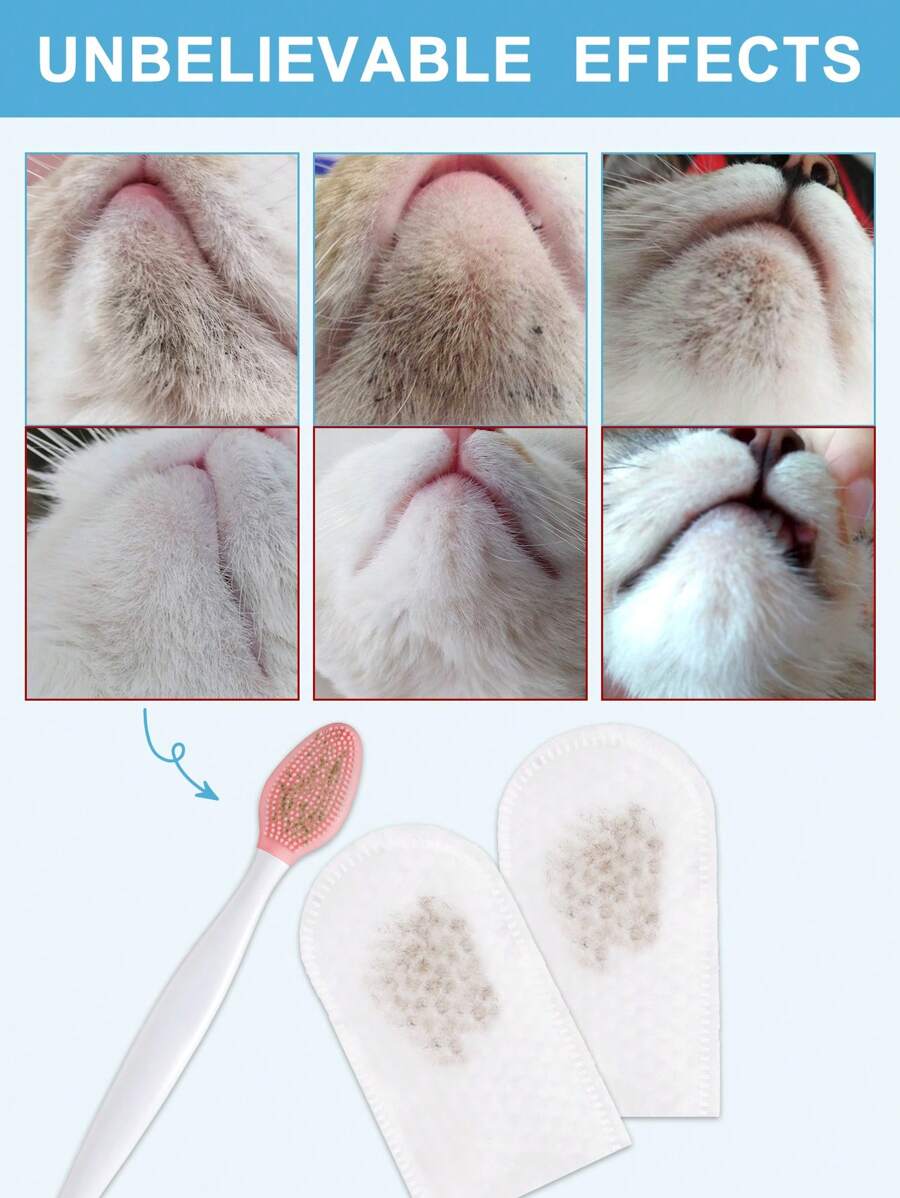 GJYC PET Cat Chin Blackhead Cleanser Kit Cat Chin Blackhead Cleanser