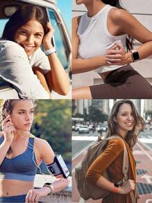 2 件装升级加长运动表带，兼容 表带 38 毫米 40 毫米 41 毫米 42 毫米 44 毫米 45 毫米 46 毫米 49 毫米，柔软硅胶防水表带，兼容 Series 11 10 9 Ultra 8 7 6 5 4 3 2 1 SE 女士男士替换表带腕带 - 黑色和星光白 - 查看 8