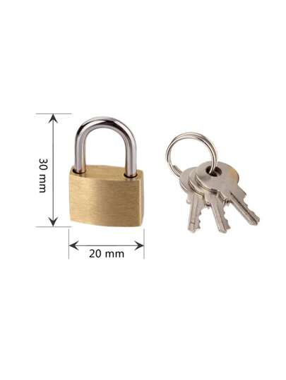 1 Piece Of Small Copper Locks, Luggage, Bags, Padlocks, Mailbox Boxes, Chassis Locks, Small Lock Heads