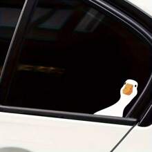 1pc Car Sticker Duck Cute Auto Truck Outdoor Window Decals