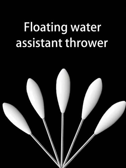 Acrylic Anti-Winding Floating Fish Lure Launcher For Far Cast Fly Fishing, Featuring Upturned Mouth To Facilitate Release, Variable Buoyancy & Weight For Optimal Control