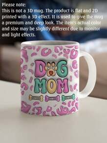 1 pièce Mug personnalisé avec le nom de chien, Mug à café personnalisé avec le nom de chien, Mug personnalisé, Mug avec nom personnalisé, Mug de maman de chien, Tasse de maman de chien, Cadeaux pour amoureux de animaux de compagnie, Cadeaux pour maman de chien pour maman, grand-mère, sœur, cadeau pour la fête des mères, cadeau d'anniversaire, cadeau de mariage, cadeau idéal pour les amoureux de chiens, cadeau unique pour épouse, maman, grand-mère, sœur, cadeau parfait pour la mère, cadeau personnalisé pour elle - Rose bonbon - Voir 3