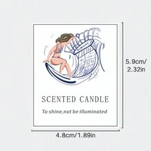30pcs Scented Candle Labels For DIY Scented Candles - As Shown - View 2