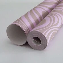 1卷無粘紙非織布壁紙，高端技術電視背景牆用於書房、客廳和臥室 - 彩色 - 查看 7