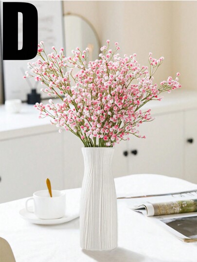 1pc Minimalist Vase ation Living Room Bedroom TV Cabinet Shelf, Plastic Hydroponics, Creative Flower Arrangement Vase, Artificial Groen Plants, Faux Flowers, Tafel ation, Dining Birthday Graduation Home Glass view 5