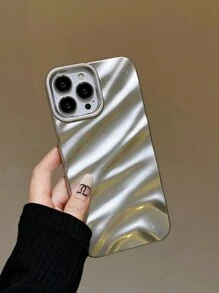Funda de teléfono suave con patrón de onda 3D minimalista compatible con iPhone 16 Pro Max/16/16 Pro/16 Plus/15/15 Pro Max/15 Pro/11/12/13/14 Pro Max/11 Pro/11 Pro Max/12 Pro/12 Pro Max/13 Pro/13 Pro Max/14 Pro/14 Pro Max, de calidad premium creativa