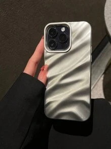 Funda de teléfono suave con patrón de onda 3D minimalista compatible con iPhone 16 Pro Max/16/16 Pro/16 Plus/15/15 Pro Max/15 Pro/11/12/13/14 Pro Max/11 Pro/11 Pro Max/12 Pro/12 Pro Max/13 Pro/13 Pro Max/14 Pro/14 Pro Max, de calidad premium creativa