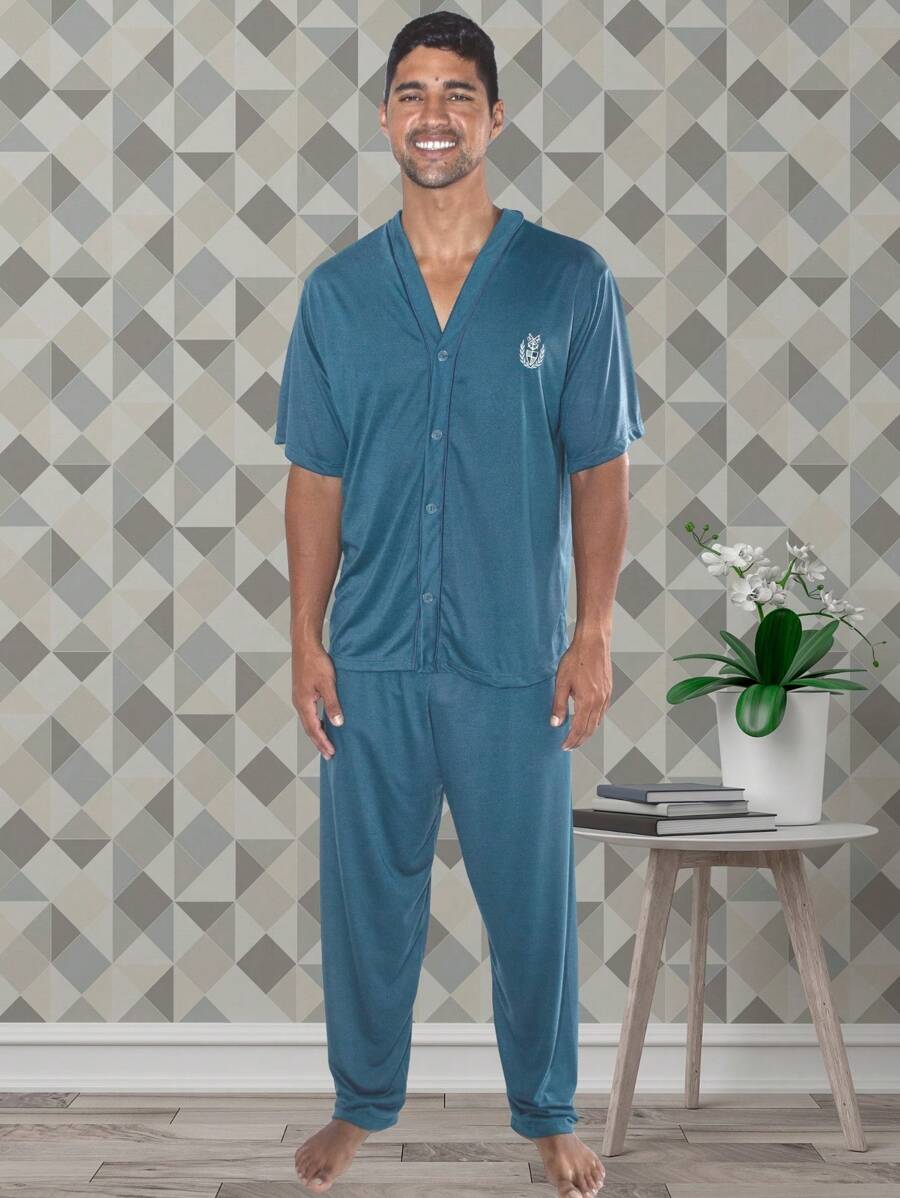 Men Loungewear Sets - màu xanh lá - Xem 1