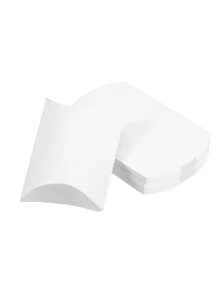 20pcs/Pack Party Favor Gift Box Paper Boxes Candy Biscuit Pillow Shape Packaging,Christmas Valentine Day