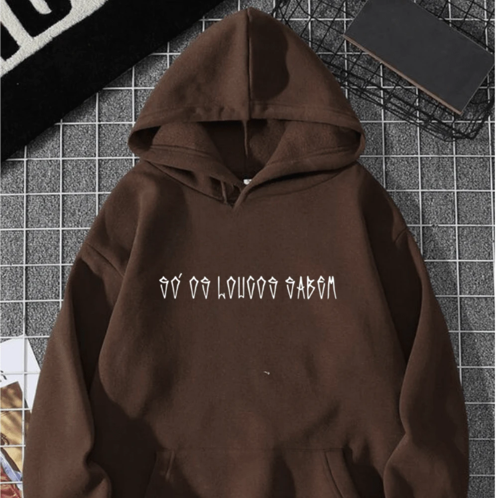 Men Hoodies - 鏽棕色 - 查看 1