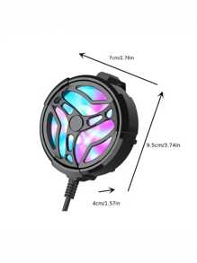 新款電動運動手機冷卻器，夾式散熱風扇給手機降溫 - 彩色 - 查看 2