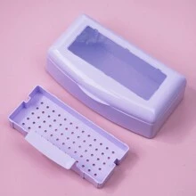 TOEDO Nail Care Tool Sterilizer, Tweezers Sterilization Tray, Nail Care Supplies, Hair Salon, Essential Nail Technician Tools - Purple - View 1