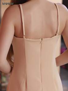 Women Dresses - Màu Khaki - Xem 6
