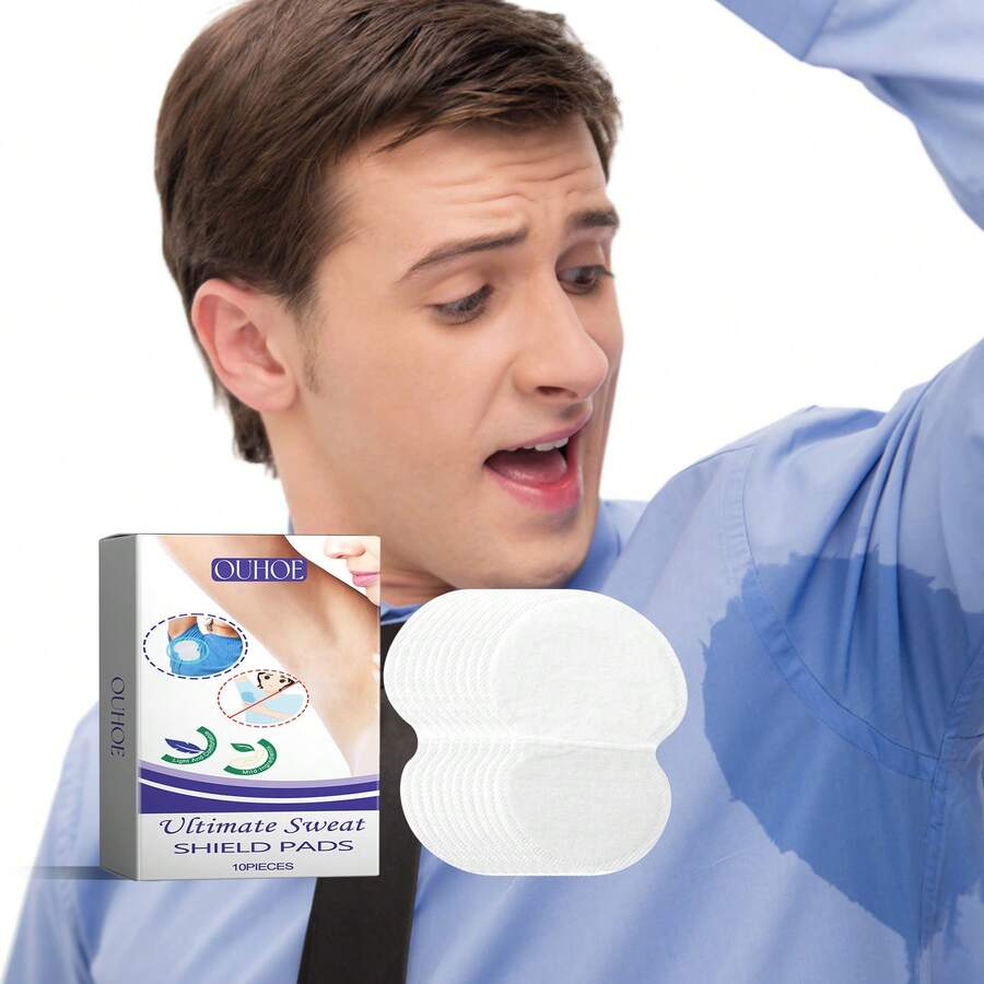 10pcs Armpit Sweat Pads, Underarm Sweat Pads For Women And Men, Sweat