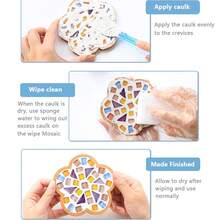 Creative Mosaic DIY Handmade Coaster Material Kit - Multicolor - View 7
