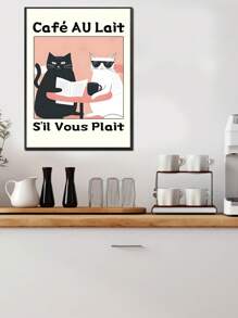 1 tấm áp phích vải có khung in, nghệ thuật cổ điển, áp phích tranh sơn dầu nghệ thuật mèo dễ thương, món quà lý tưởng cho phòng ngủ, phòng khách, phòng ăn, nhà bếp, phòng học, phòng tắm, hành lang, ký túc xá, nghệ thuật treo tường, trang trí nhà cửa, trang trí phòng, trang trí tường, Tranh Canvas - Nhiều màu - Xem 14
