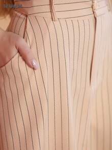 Women Skirts - 米色 - 查看 8