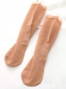 6 Pairs Women's Flower Pattern Socks With Ruched Hem, Thin Short Socks Ideal For Daily Casual Wear - Multicolor - View 8