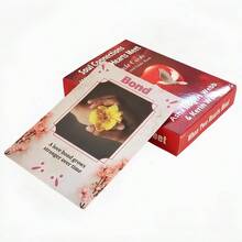 1入組愛情卡：當兩顆心相愛靈魂神諭卡紙質卡牌，桌上遊戲、派對遊戲女性青少年最受歡迎的遊戲，占卜，禮物 - 紅色 - 查看 6