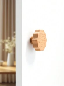 2入組/個心型零食木製抽屜手把，適用於櫥櫃、梳妝台、衣櫥 - 圓餅乾 - 查看 5