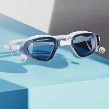 1 件成人高清防雾泳镜，防水宽框游泳镜，男女通用泳镜，潜水和游泳装备 - 多色 - 查看 6