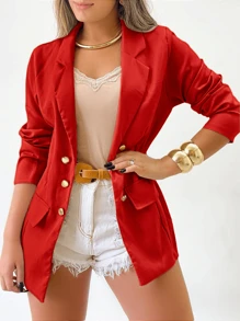 Women Blazers - Rojo - Ver 2