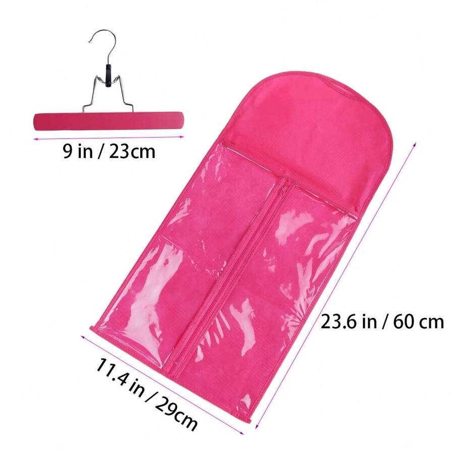 Hair Extensions Hanger With Storage Bag Hairpieces Storage Holder Wigs