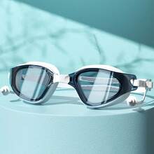 1 件成人高清防雾泳镜，防水宽框游泳镜，男女通用泳镜，潜水和游泳装备 - 多色 - 查看 13