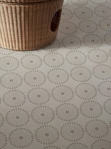 10Pcs Tiles Stickers Floor Geometric Flower Waterproof Kitchen Wall Sticker Self-Adhesive Floor Tile Stickers - Multicolor - View 10