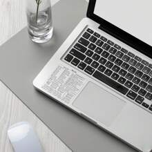 ARMORZONE 1 Stück Laptop Tastenkürzel Aufkleber kompatibel mit Macbook für Word Excel Windows Buchstaben Grafik Laptop Schutzfolie Aufkleber
