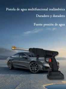 Pistola hidro lavadora a precion recargable con accion eswpumadora y,hidro lavadora recargable,hidrolimpiadora portátil, boquilla eléctrica de alta potencia, batería recargable, para limpieza de coches, suelos, jardines,patio - Tipo de Enchufe A USA (110-127V) - Ver 3