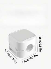 6pcs Cable Organizer Set In Black And White, Great For Desktop Or Car Cable Management - Color Mixing - View 2