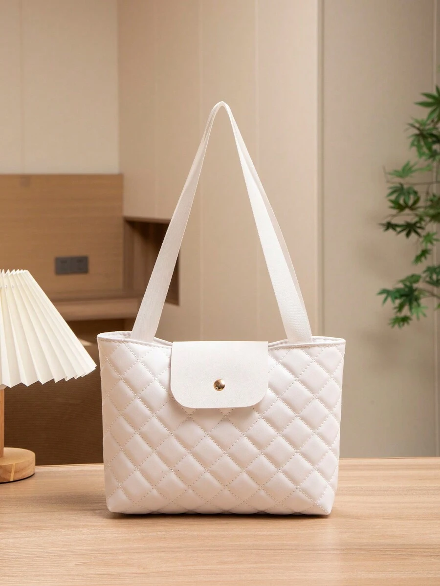 White Ladies Bag Shoulder Bag Handbag - White - View 1
