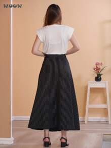 Women Skirts - 黑色 - 查看 4