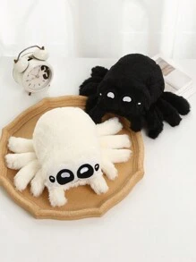 1 szt. Pająk Pluszowa Lalka Symulowana Lalka Pająk Słodki Wypchany Prezent Na Imprezę Magiczny Sztuczka Rekwizyt Dekoracja Domu, Dekoracja Pokoju Dzieci, Halloween Wypchany, Pająk Pluszowy - Wielokolorowe - Zobacz 3