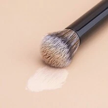 Round Head Concealer Brush For Building Coverage, Professional Blend Liquid/Cream Concealer Makeup Tool