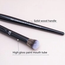 Round Head Concealer Brush For Building Coverage, Professional Blend Liquid/Cream Concealer Makeup Tool