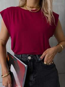 Women T-Shirts - Color caoba - Ver 1