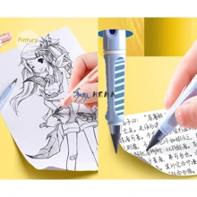 Lapiz Infinito Lapicero Kawaii Reutilizable 0.5mm - Azul - Ver 5