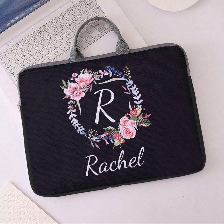 1pc Customized Laptop Bag, Unique Design (Photo, Landscape, Illustration), Large Capacity, Lightweight And Fashionable, Ideal For Back To School Season, School Supplies, Office, School, Classroom, Teacher Gift, College, Coworker, Dorm, Teacher, Male/Female Student, Youth, Middle School, High School, University, Freshman, Sophomore, Lower Grade Student - Multicolor - View 1