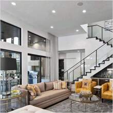 12Pk 5Inch LED Ceiling Lights Ultra-Thin Recessed Retrofits Kit 6000K Daylight