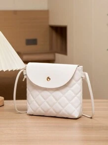 Borsa A Tracolla Bianca - Bianco - Visualizzare 5