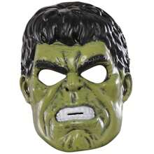 Marvel Hulk 1/2 Mask (Green/Black) - Green - View 1